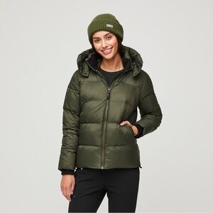 Size XL Figs Forest Green Women's Puffer Jacket Ӧzlem Puffer